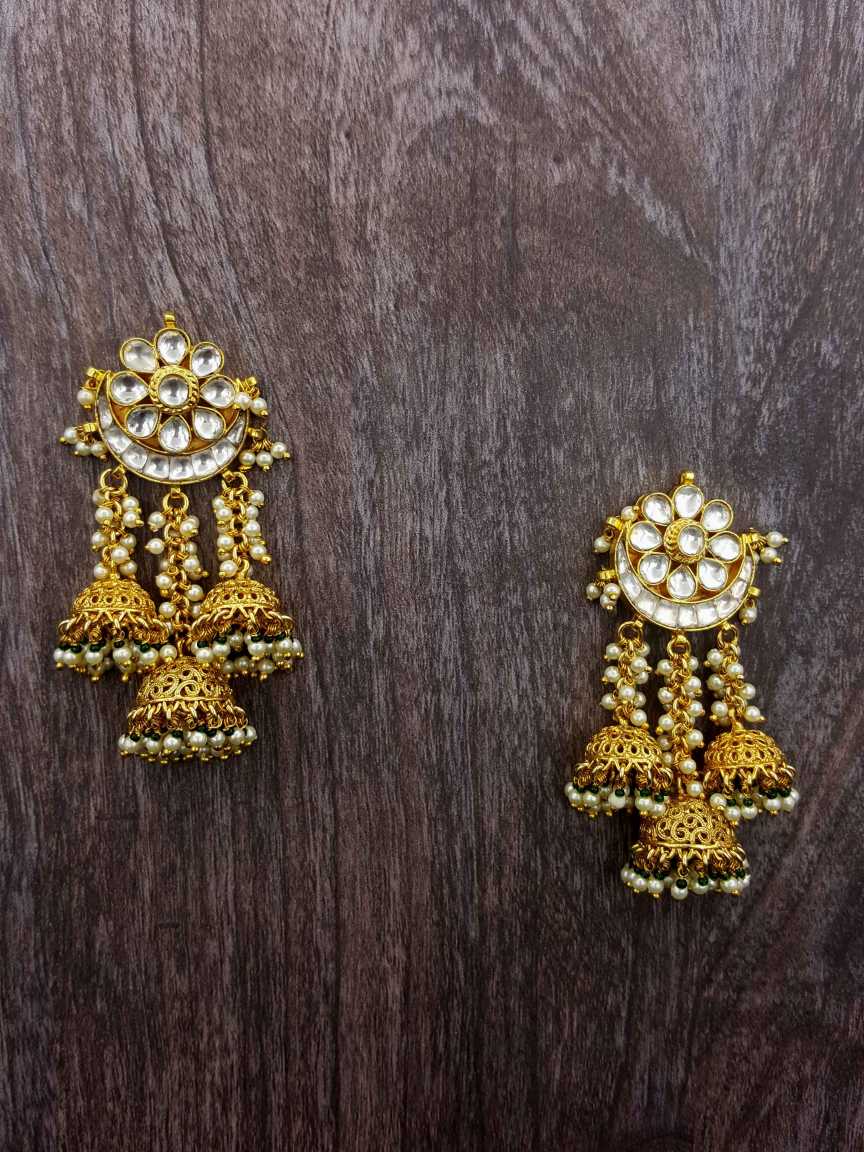 EARRING in JADAU KUNDAN Style | Design - 20369