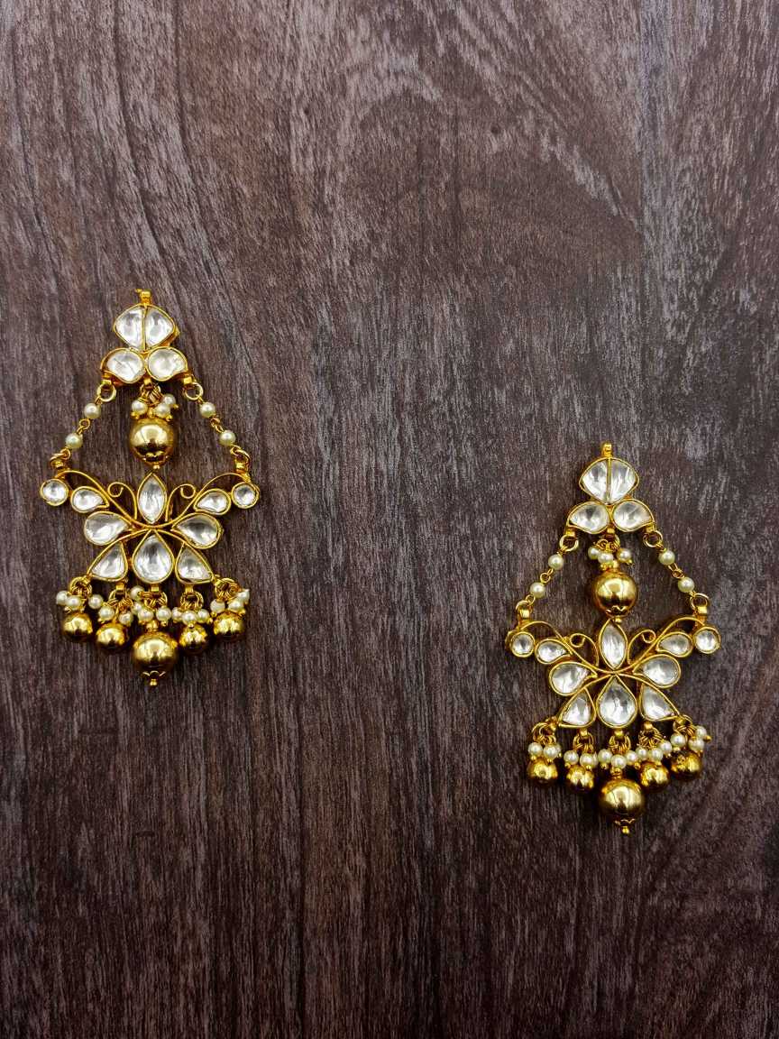 EARRING in JADAU KUNDAN Style | Design - 20370