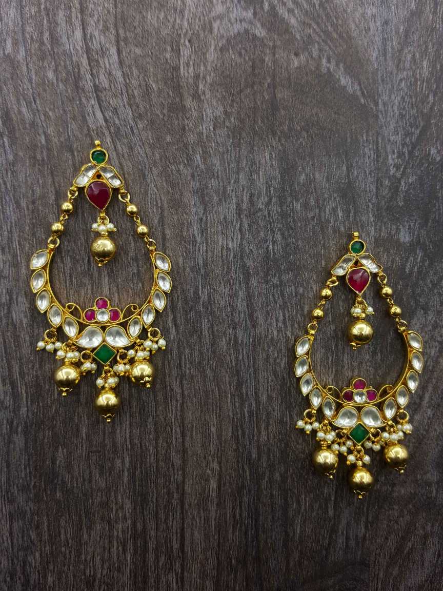 EARRING in JADAU KUNDAN Style | Design - 20488