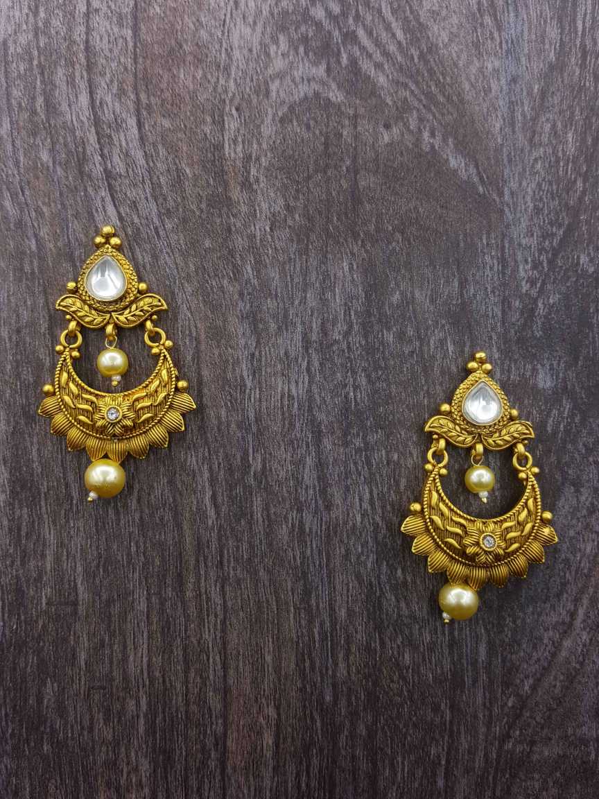 EARRING in JADAU KUNDAN Style | Design - 20530