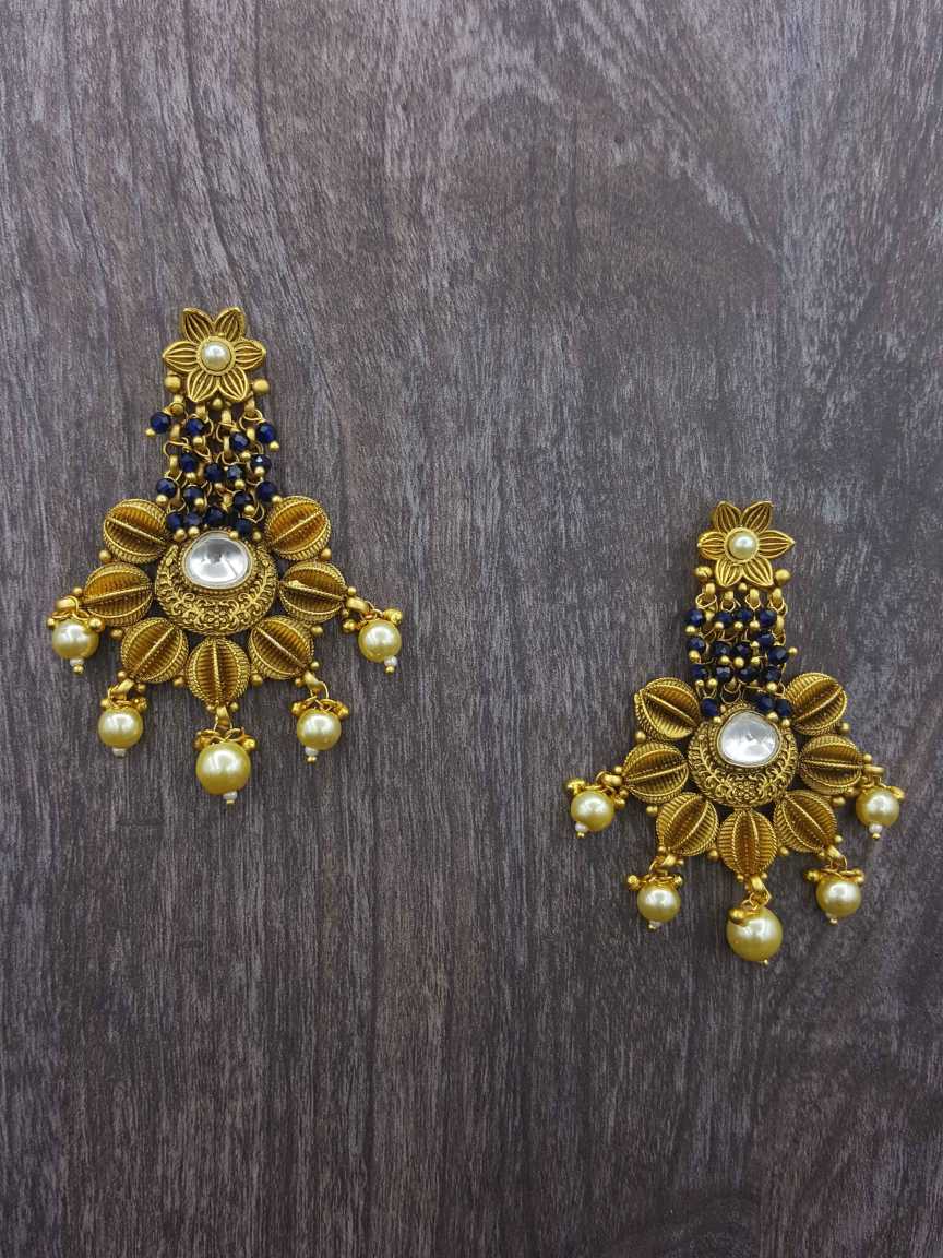 EARRING in JADAU KUNDAN Style | Design - 20561