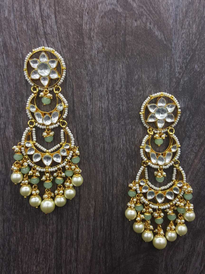 EARRING in JADAU KUNDAN Style | Design - 20687
