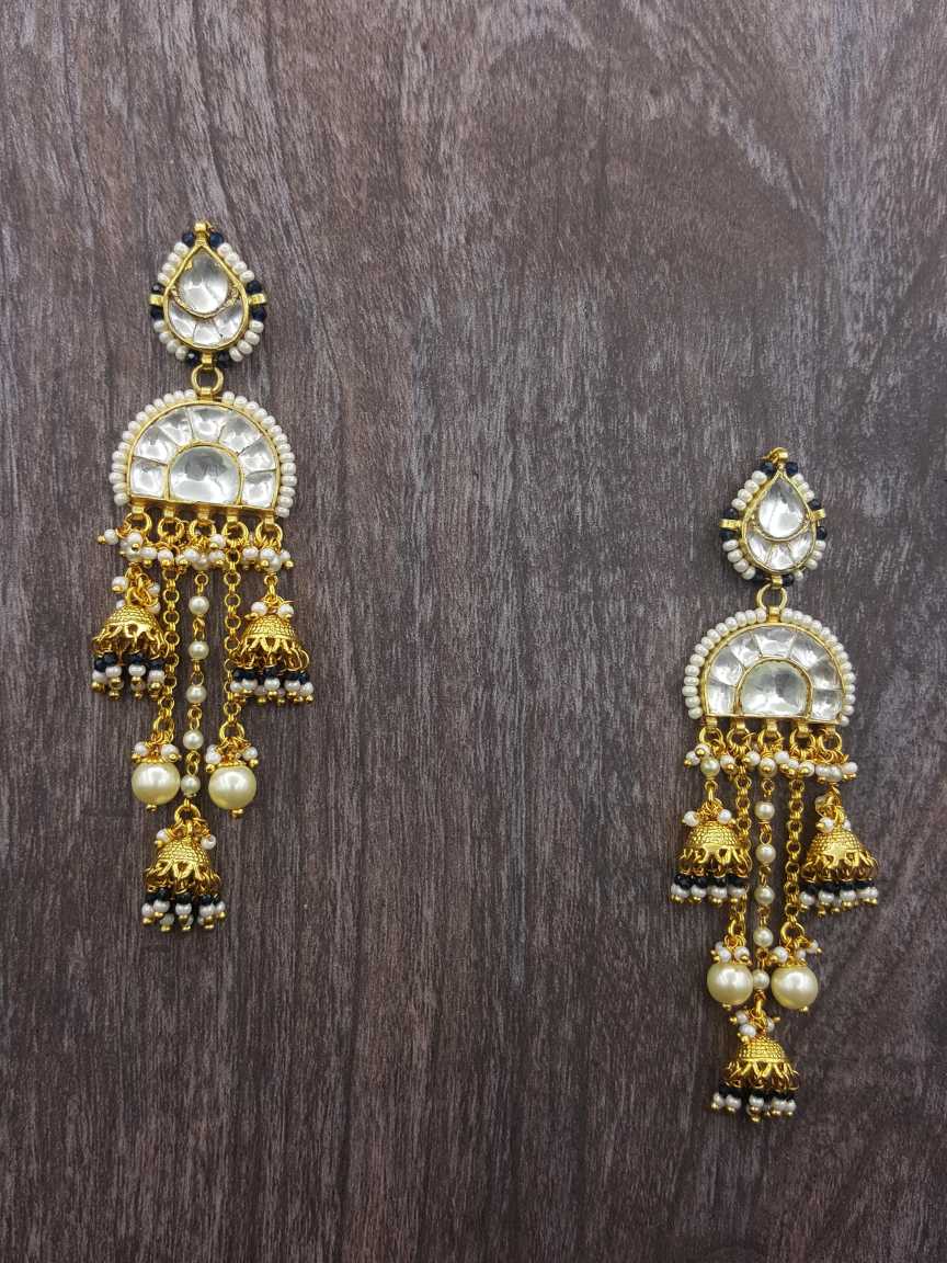 EARRING in JADAU KUNDAN Style | Design - 20778