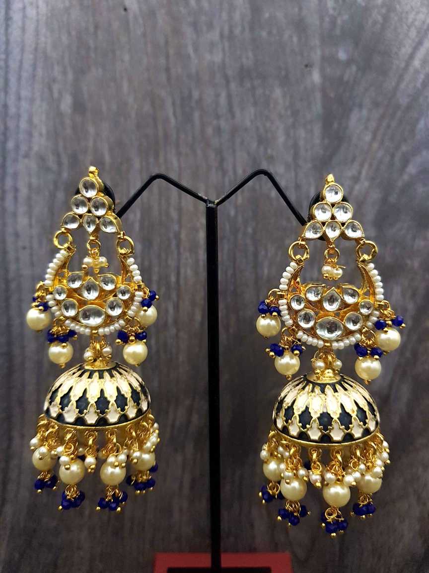 EARRING in JADAU KUNDAN Style | Design - 20957