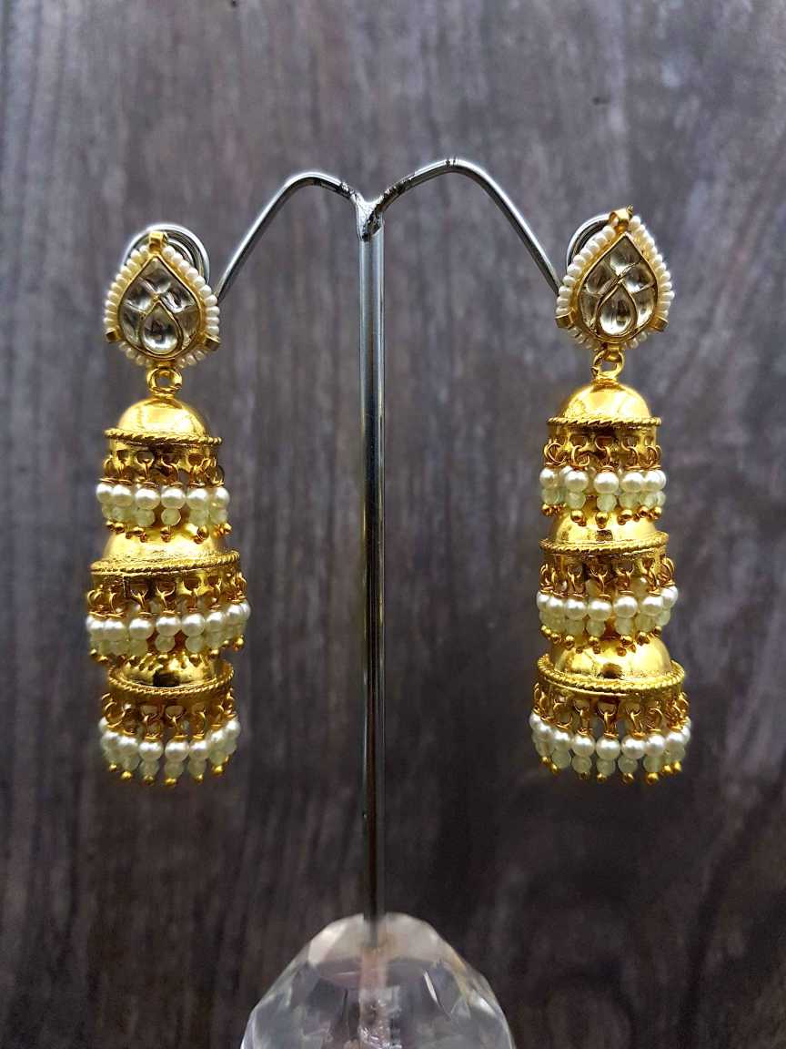 EARRING in JADAU KUNDAN Style | Design - 20971