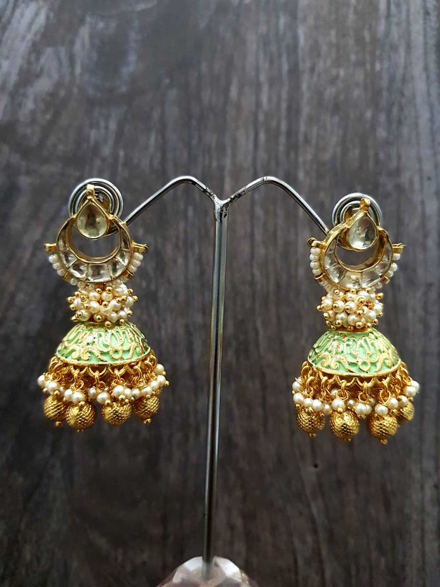 EARRING in JADAU KUNDAN Style | Design - 21119