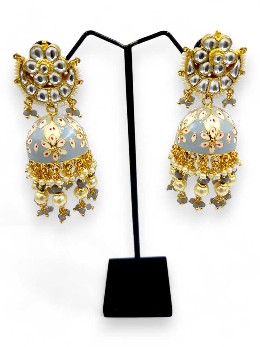 EARRING in JADAU KUNDAN Style | Design - 21274