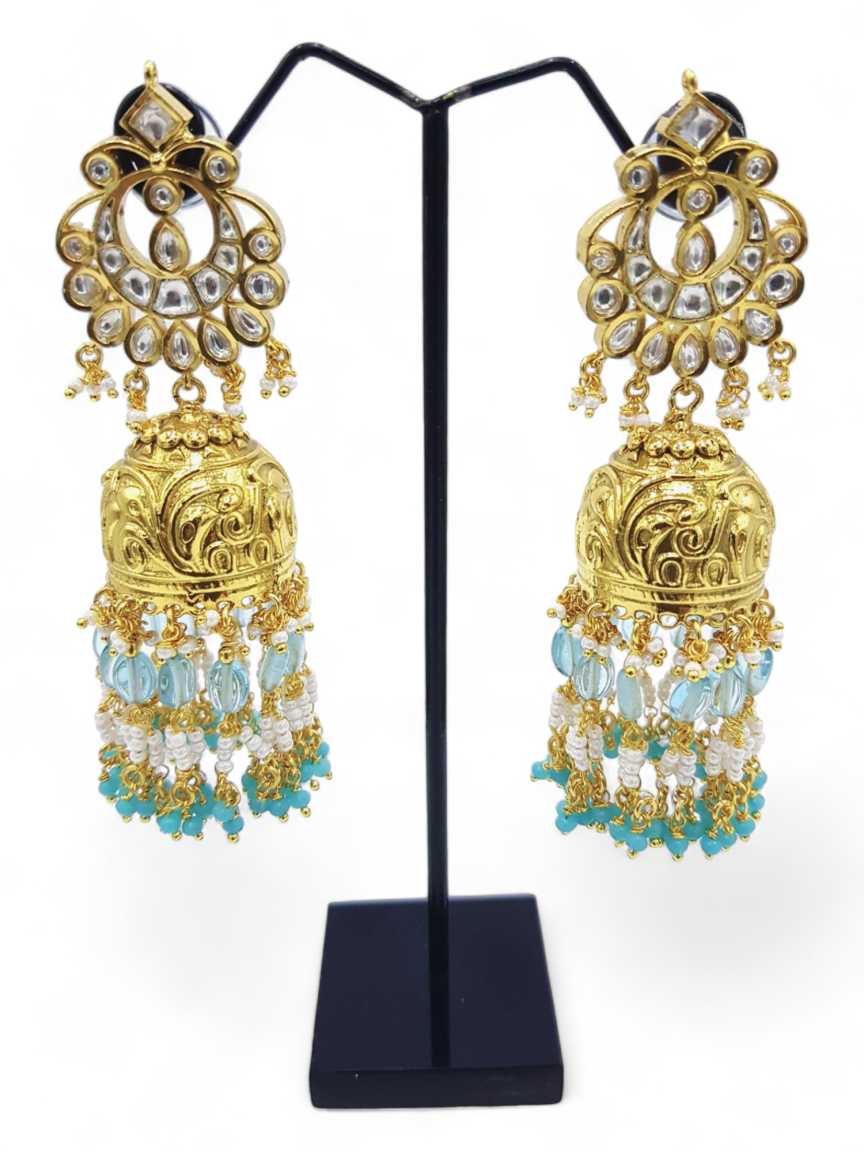 EARRING in JADAU KUNDAN Style | Design - 21459