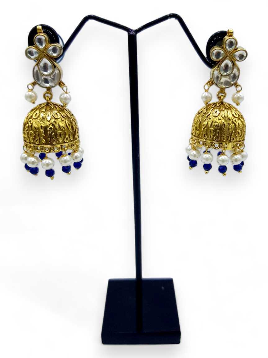EARRING in JADAU KUNDAN Style | Design - 21469