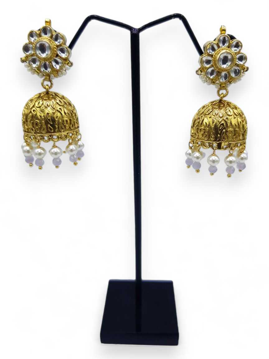 EARRING in JADAU KUNDAN Style | Design - 21470