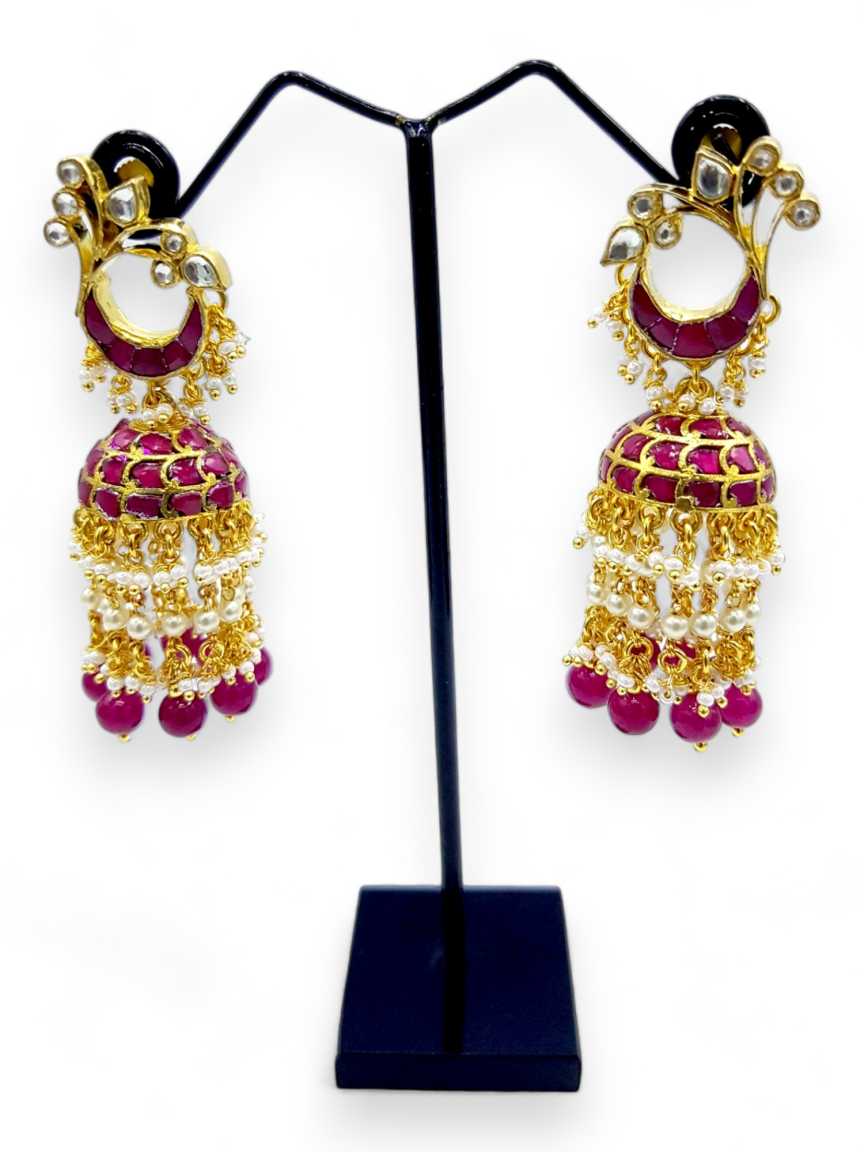EARRING in JADAU KUNDAN Style | Design - 21619