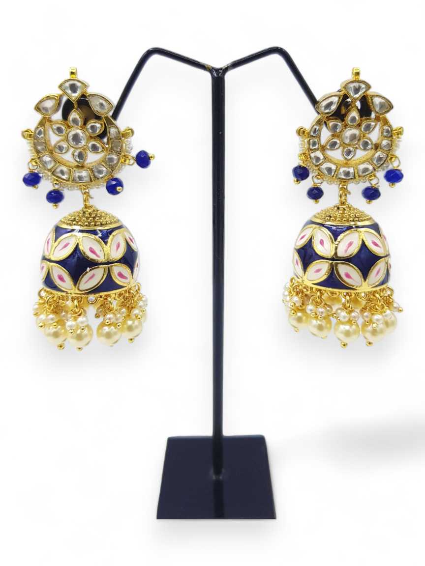 EARRING in JADAU KUNDAN Style | Design - 21781