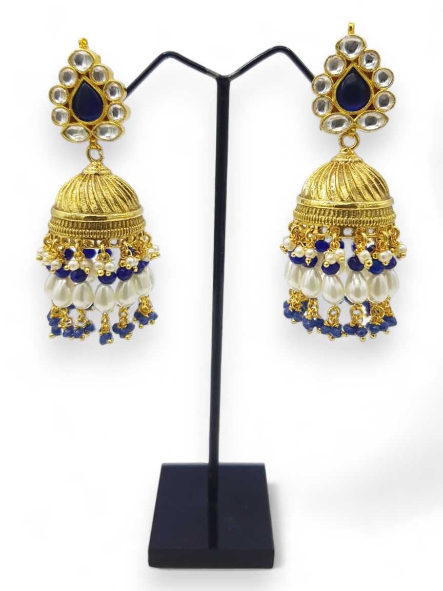 EARRING in JADAU KUNDAN Style | Design - 21834