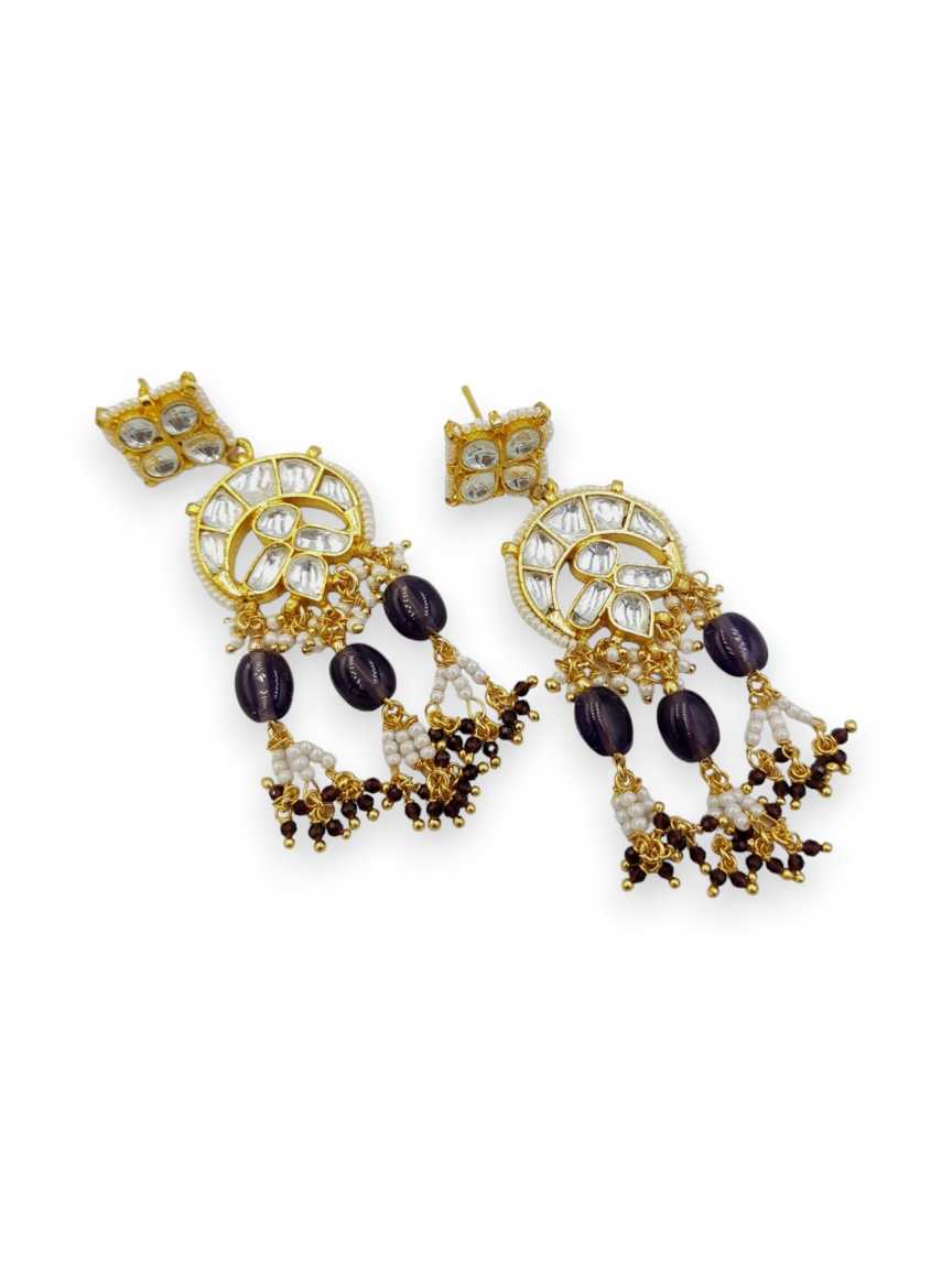 EARRING in JADAU KUNDAN Style | Design - 22370