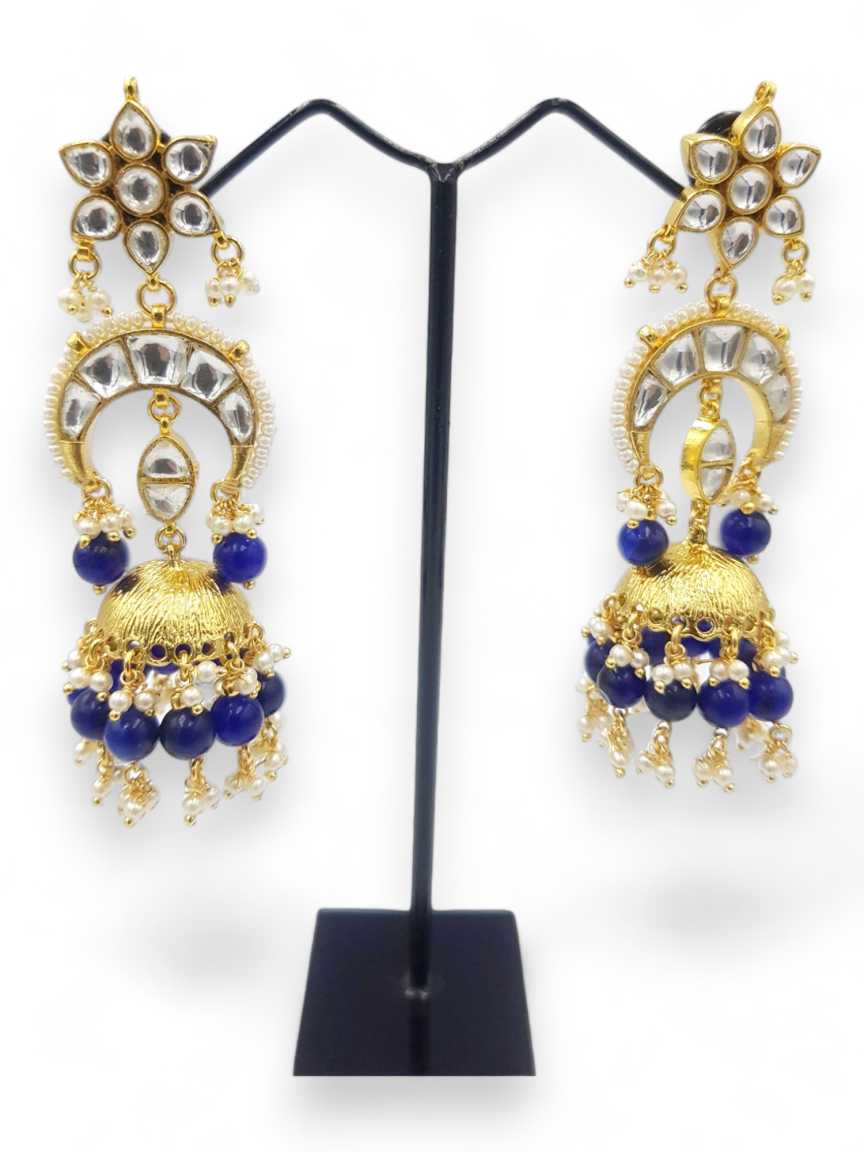 EARRING in JADAU KUNDAN Style | Design - 22375