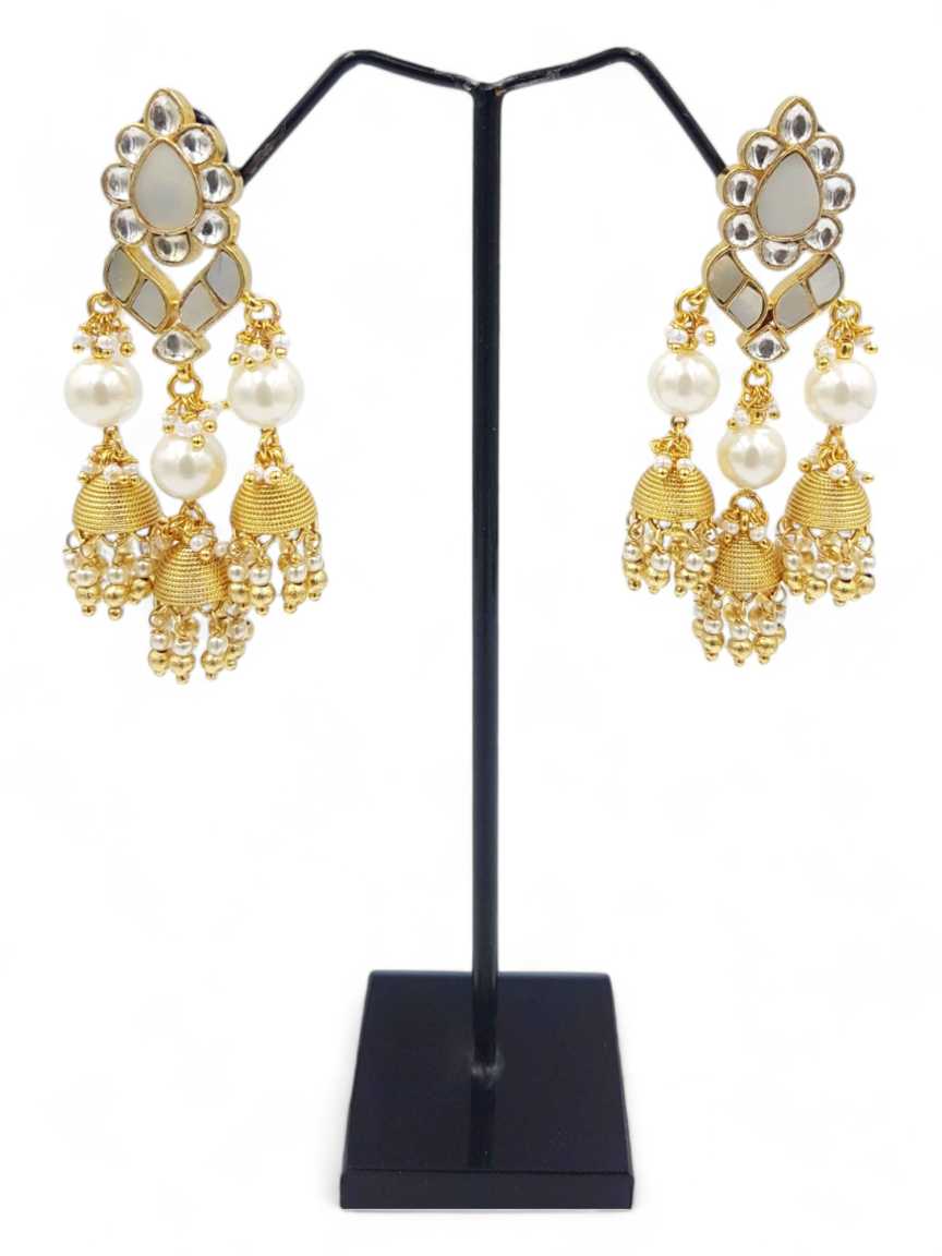EARRING in JADAU KUNDAN Style | Design - 22639