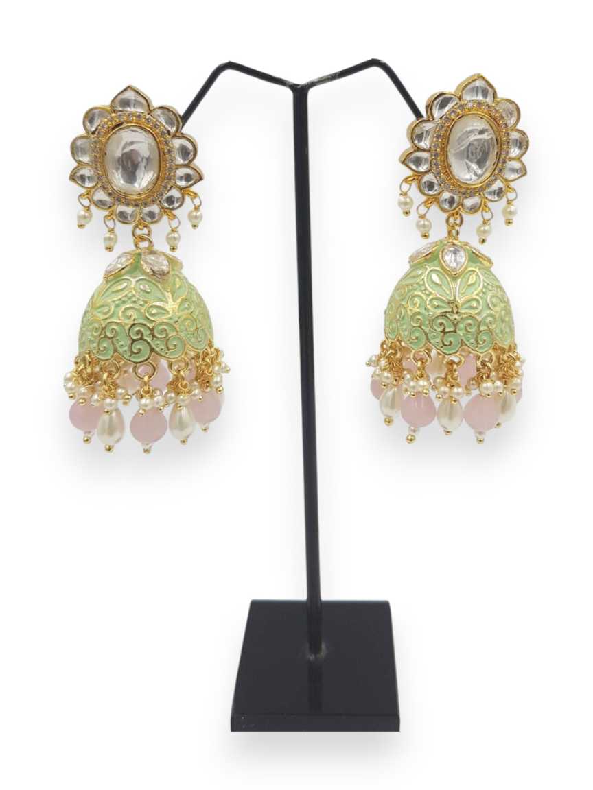 EARRING in JADAU KUNDAN Style | Design - 22646