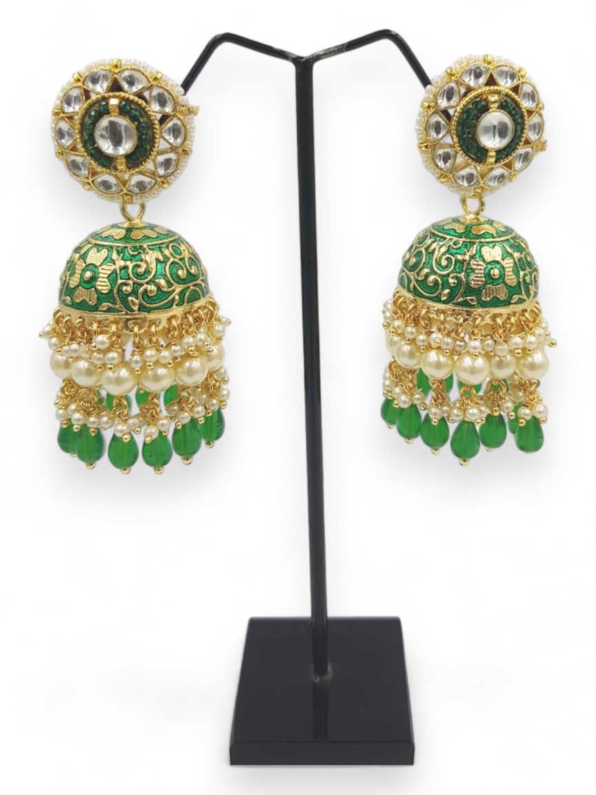 EARRING in JADAU KUNDAN Style | Design - 22668