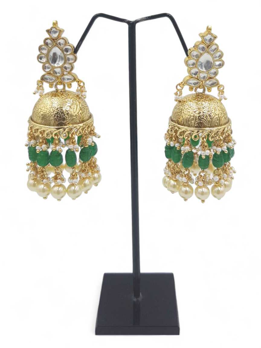 EARRING in JADAU KUNDAN Style | Design - 22693