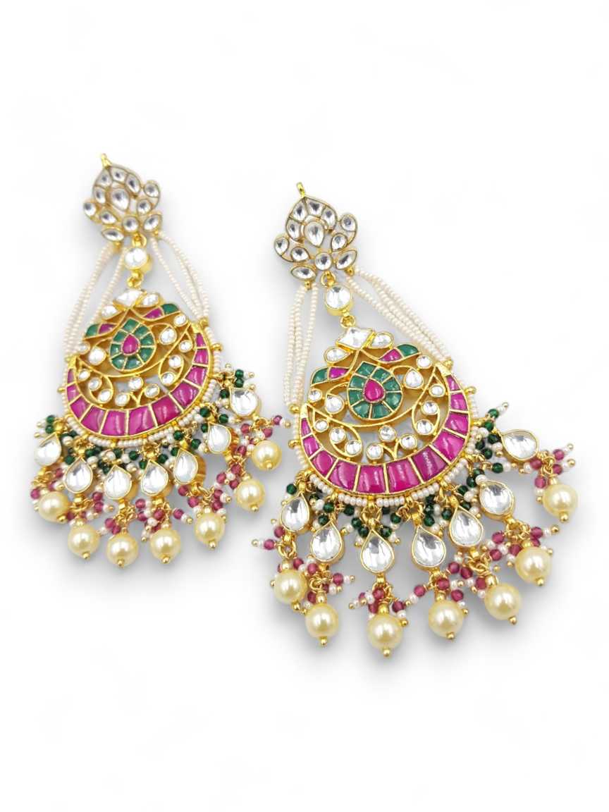 EARRING in JADAU KUNDAN Style | Design - 22786