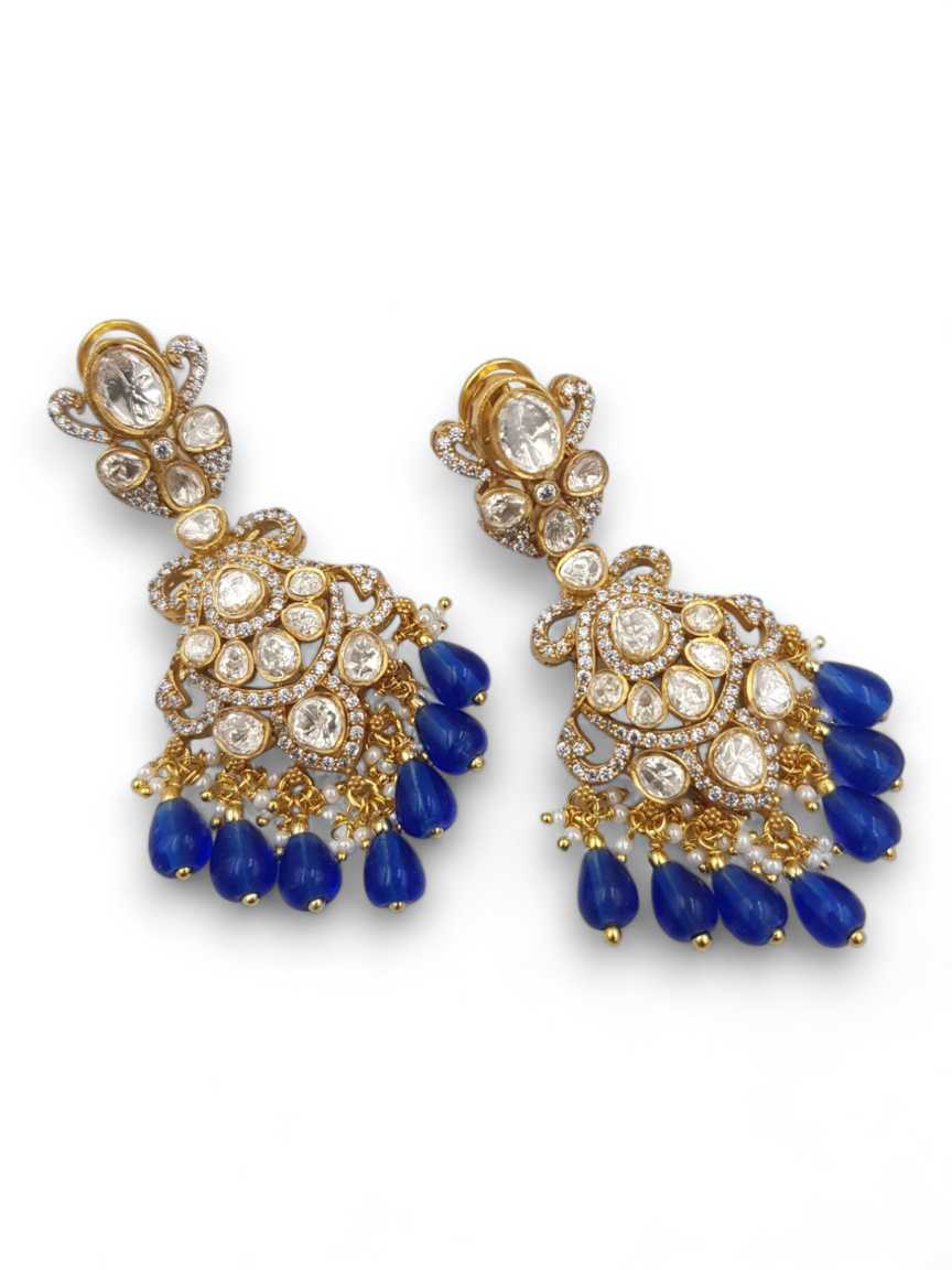 EARRING IN JADAU KUNDAN STYLE | DESIGN - 22806