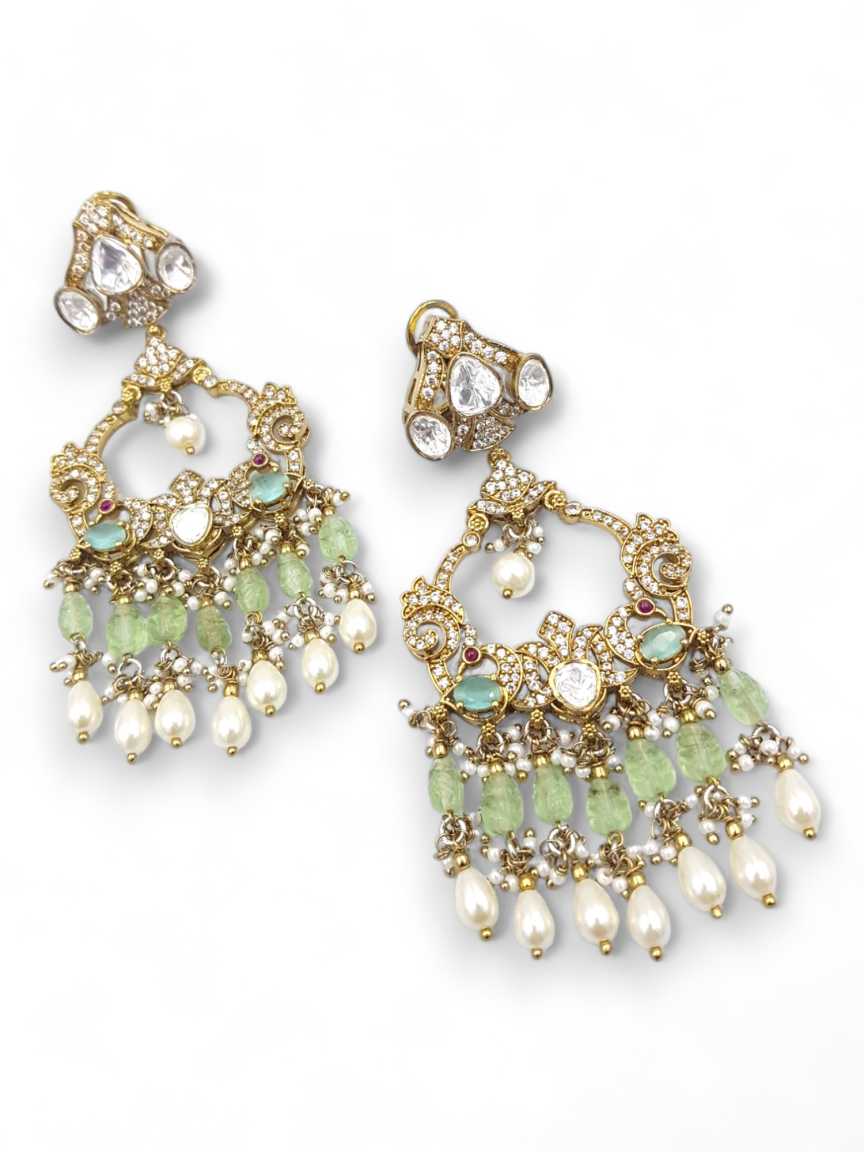 EARRING in JADAU KUNDAN Style | Design - 22807