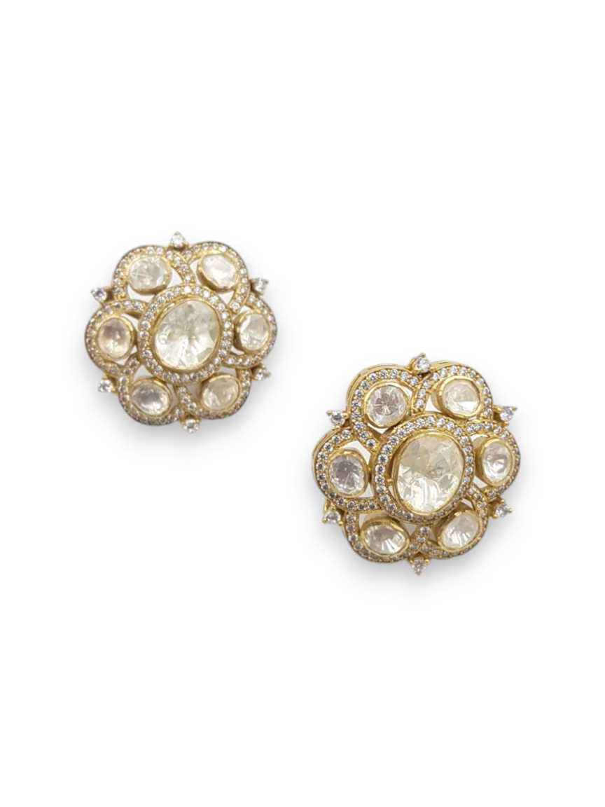 EARRING IN JADAU KUNDAN STYLE | DESIGN - 22895