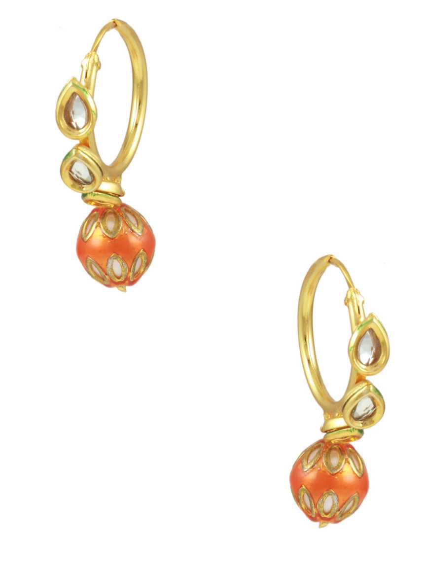 EARRING in MEENAKARI Style | Design - 11080
