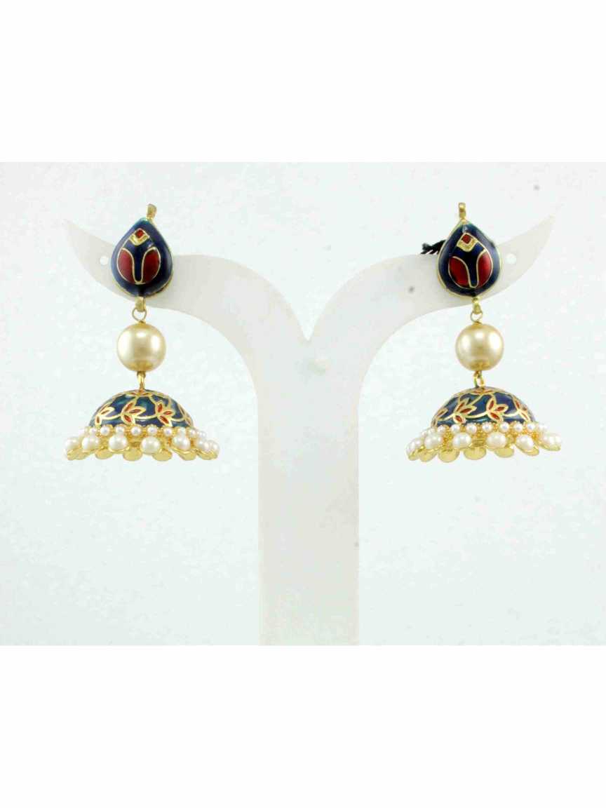 EARRING in MEENAKARI Style | Design - 11414