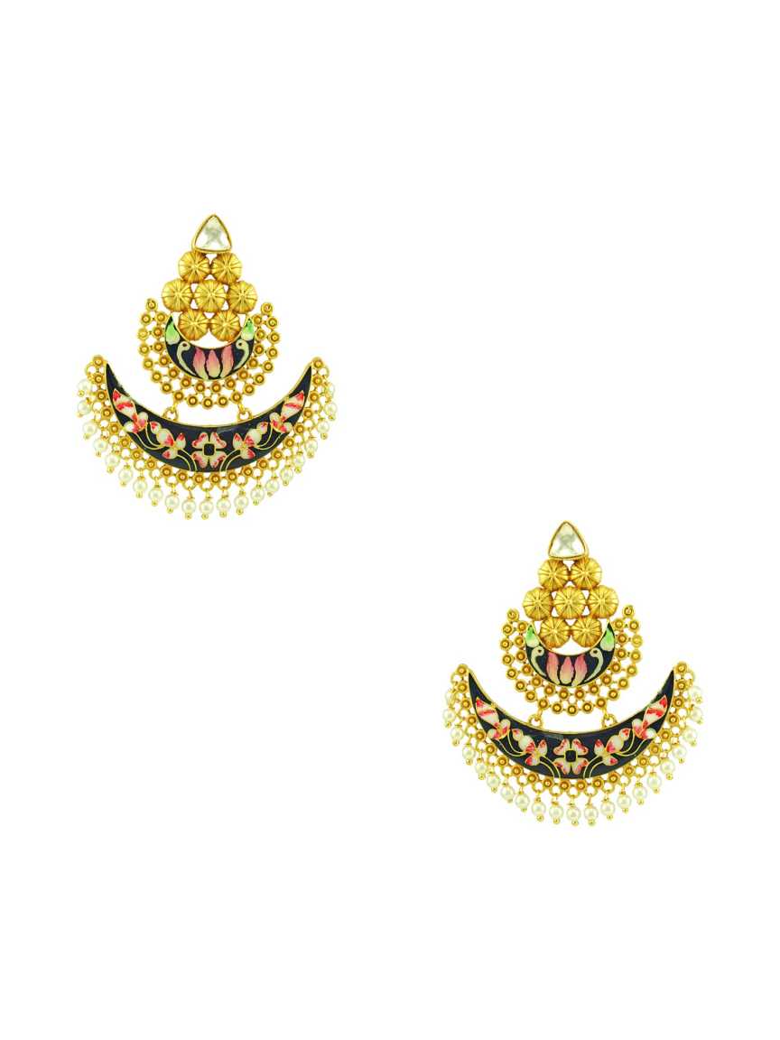 EARRING in MEENAKARI Style | Design - 15055