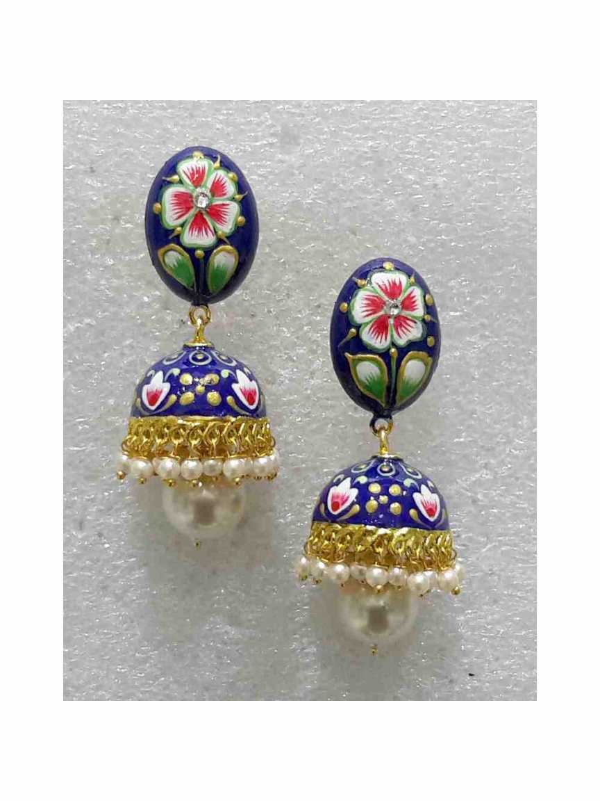 EARRING in MEENAKARI Style | Design - 15798