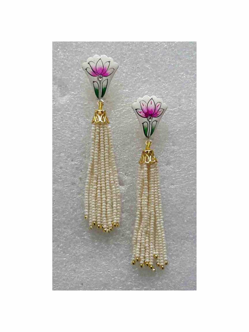 EARRING in MEENAKARI Style | Design - 15809