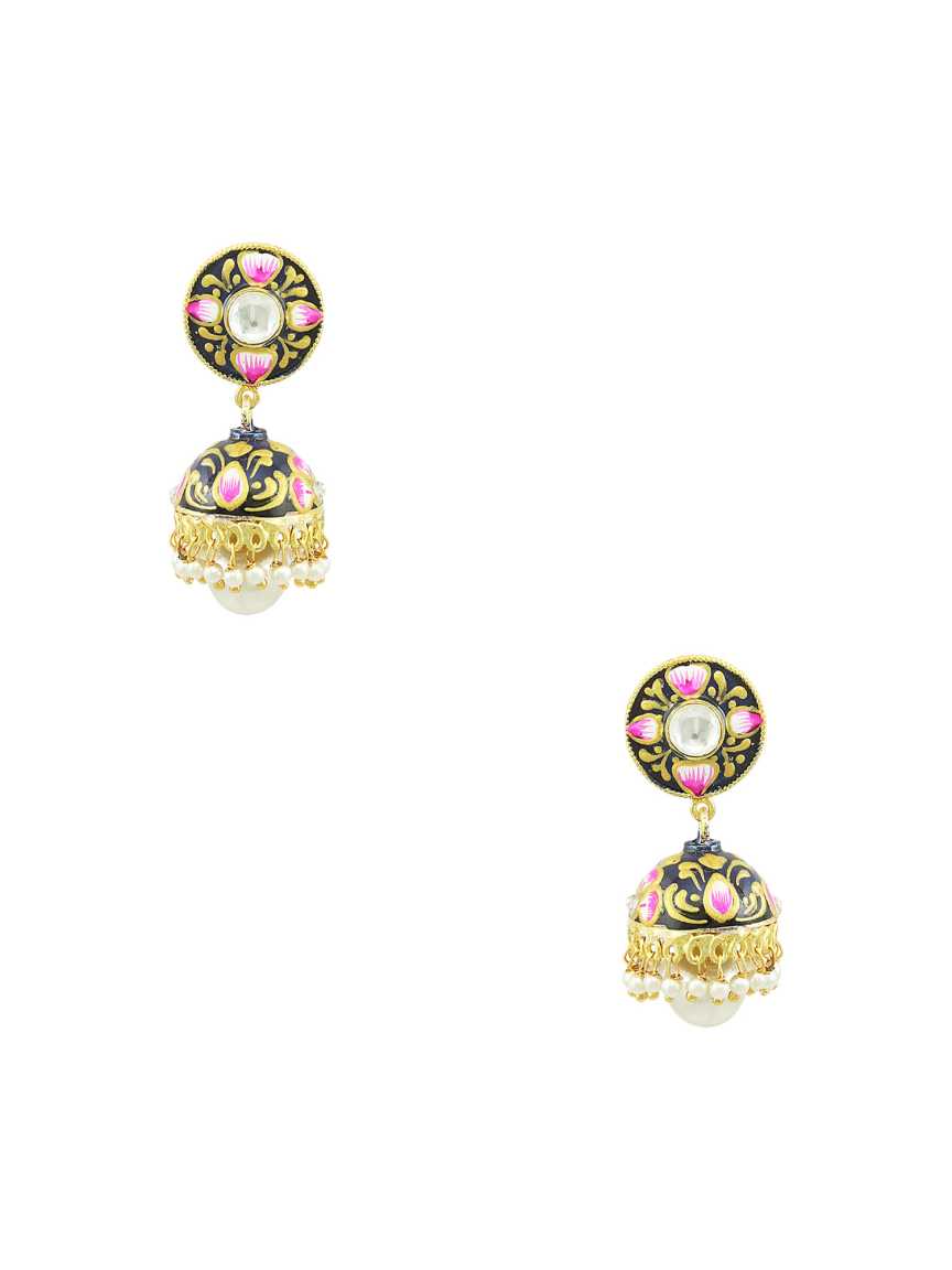 EARRING in MEENAKARI Style | Design - 15942