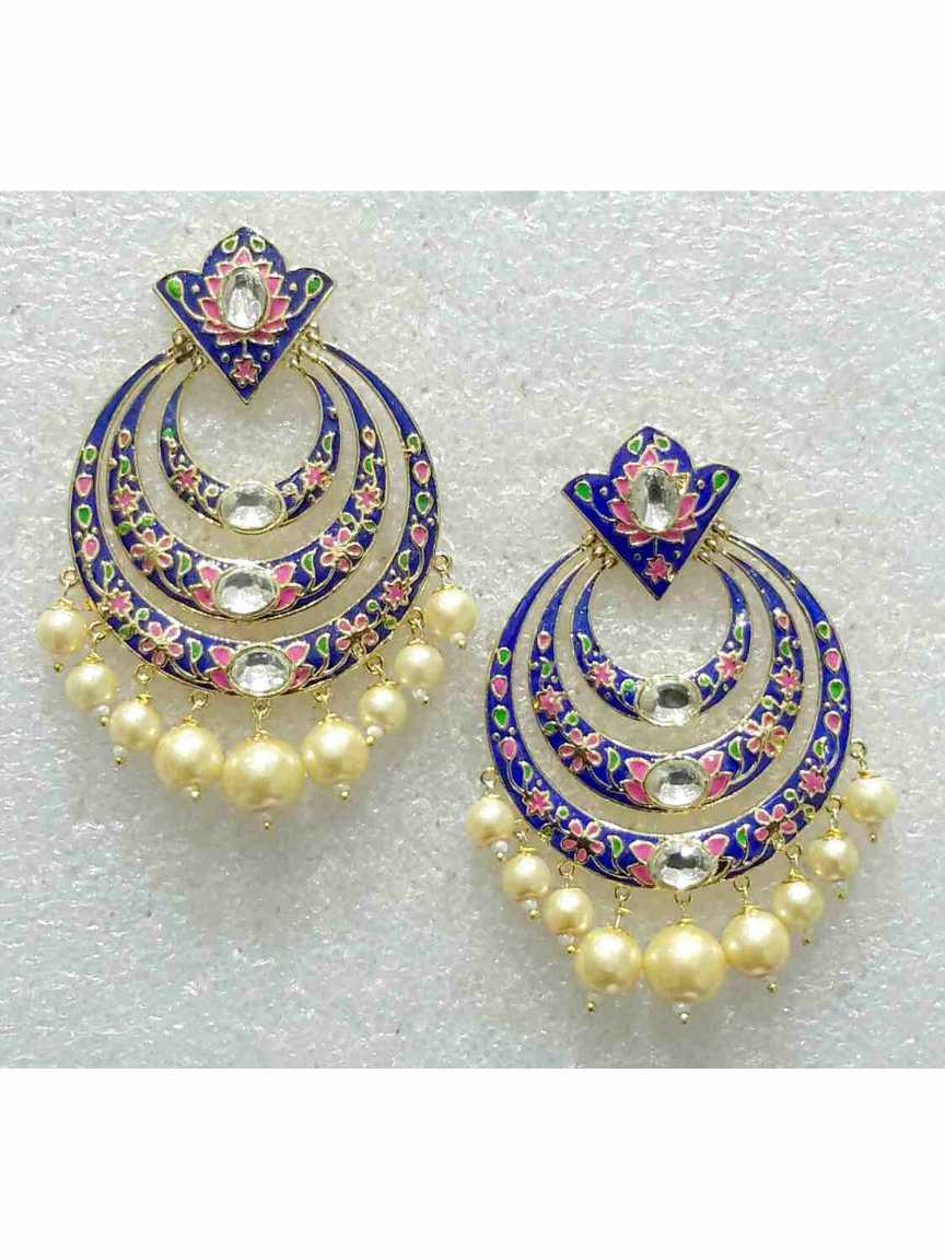 EARRING in MEENAKARI Style | Design - 16016