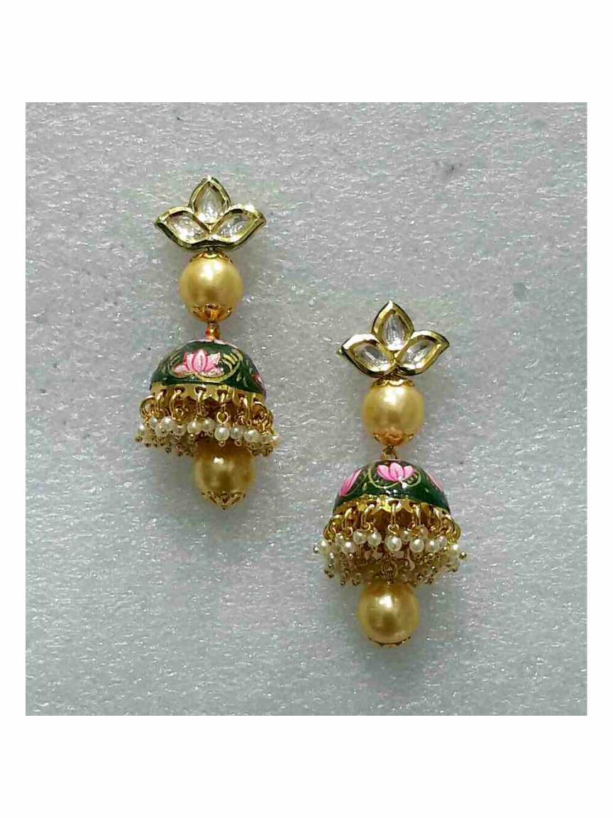 EARRING in MEENAKARI Style | Design - 16075