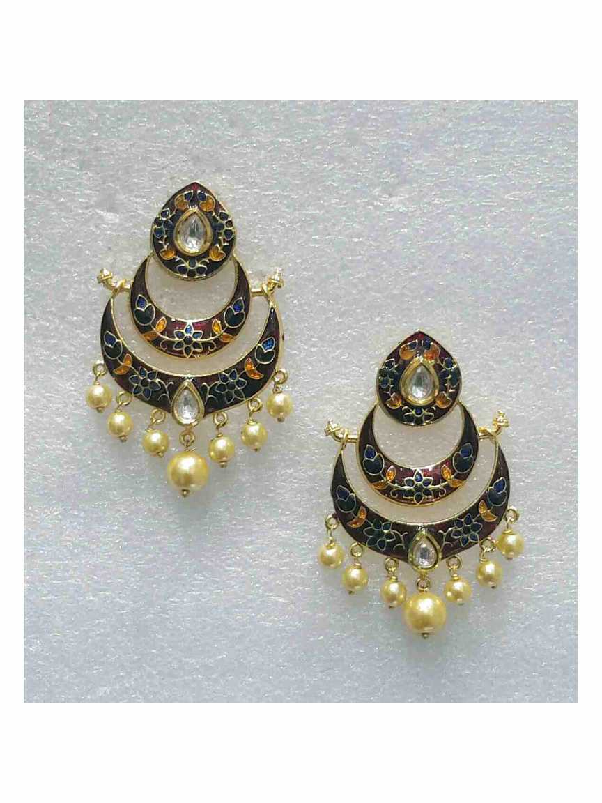 EARRING in MEENAKARI Style | Design - 16087