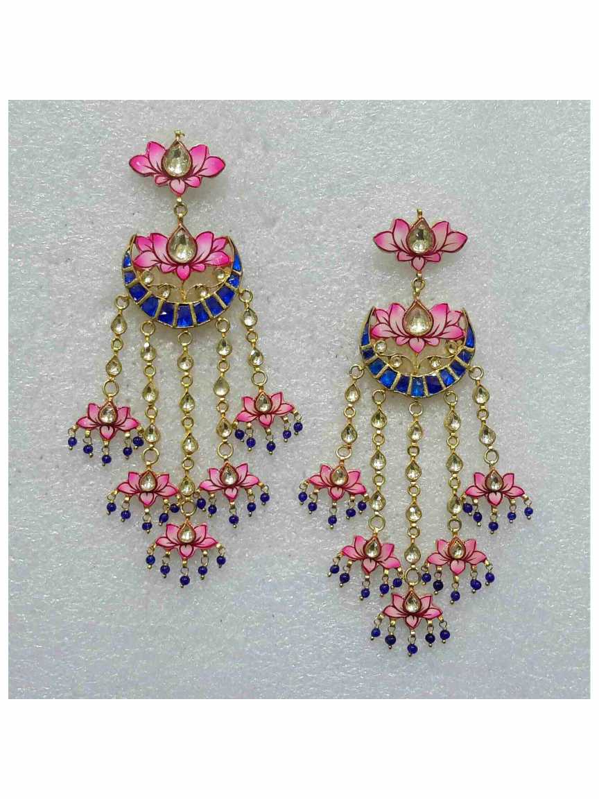 EARRING in MEENAKARI Style | Design - 16090