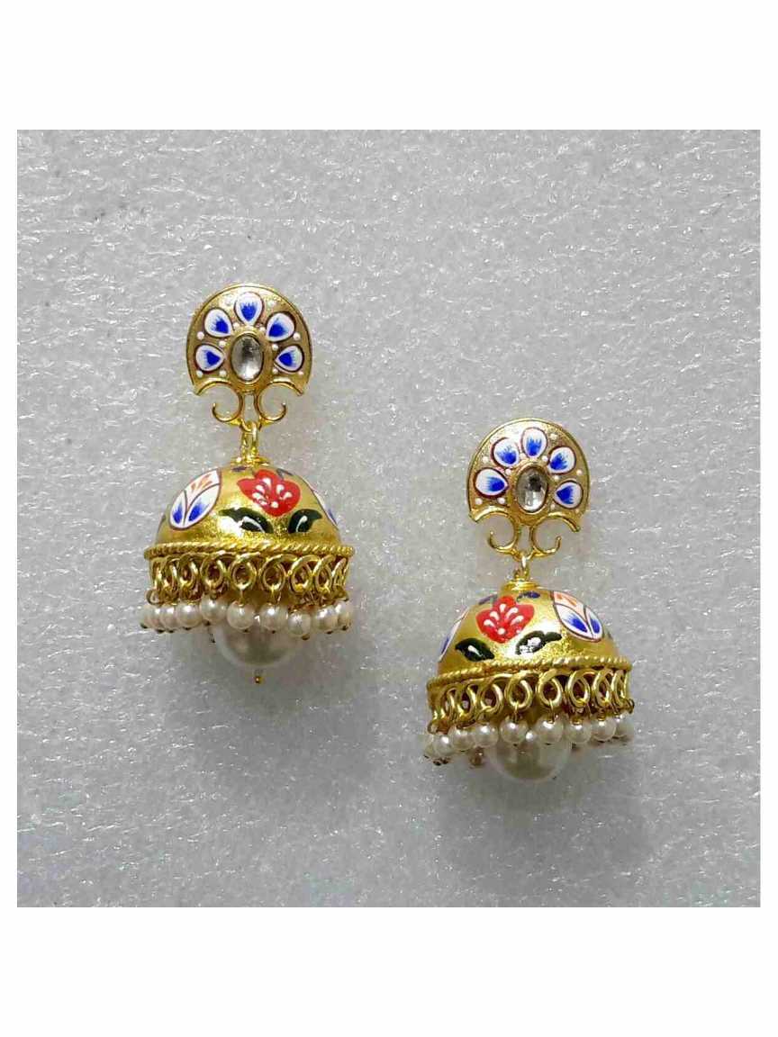 EARRING in MEENAKARI Style | Design - 16152