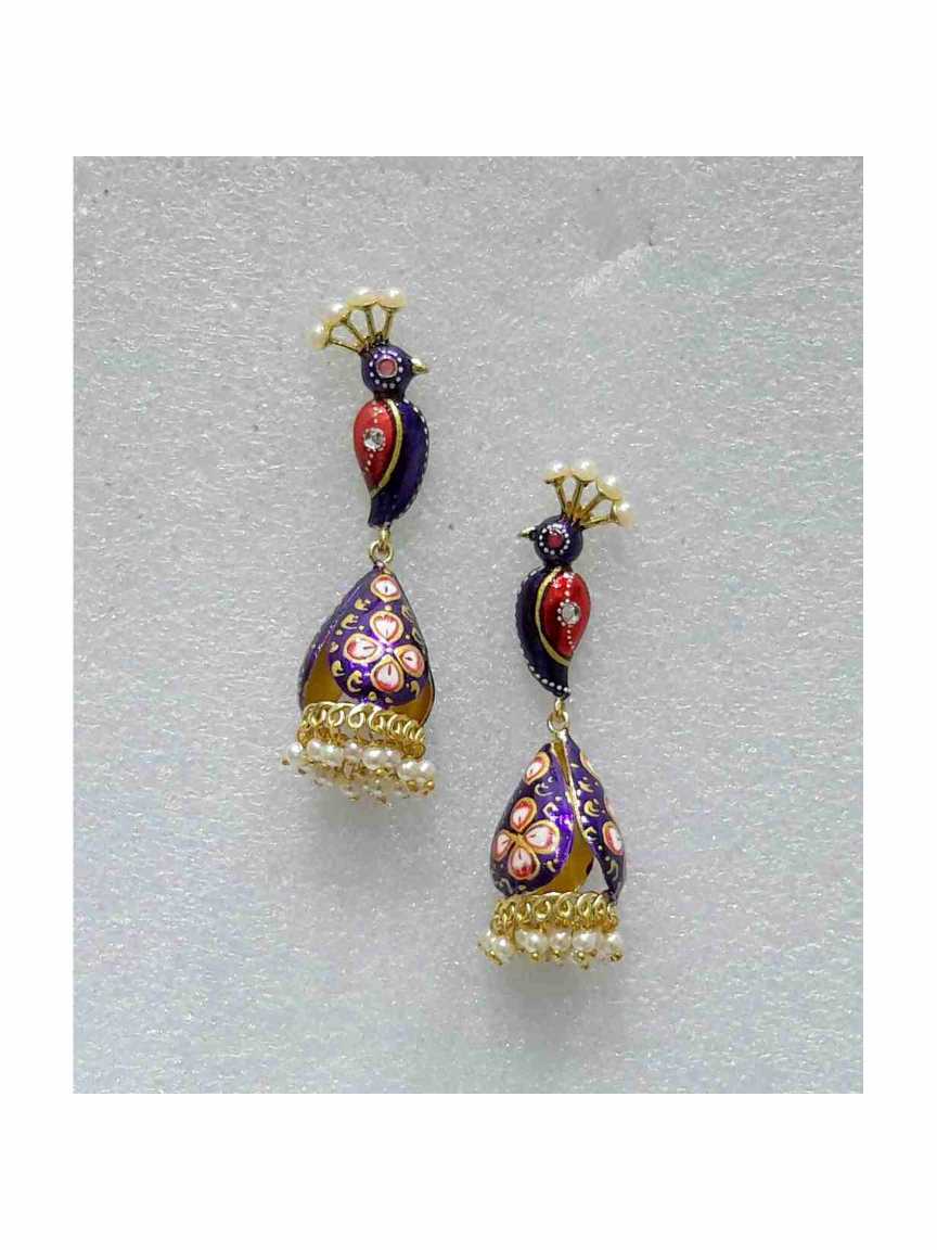 EARRING in MEENAKARI Style | Design - 16184