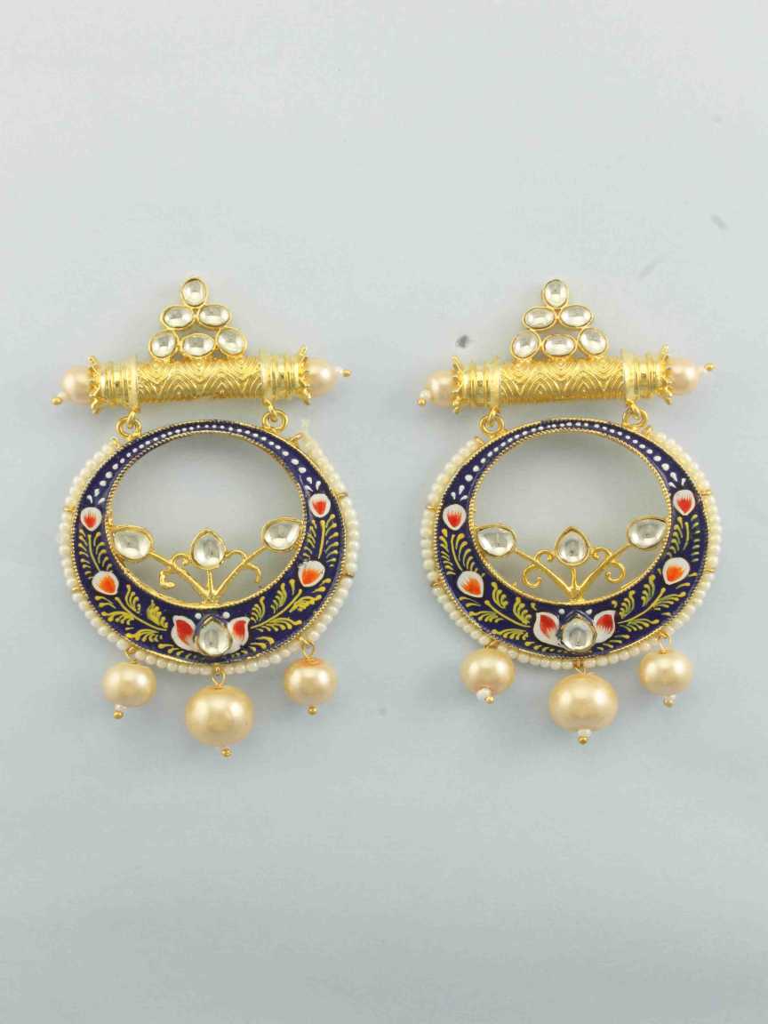 EARRING in MEENAKARI Style | Design - 16335