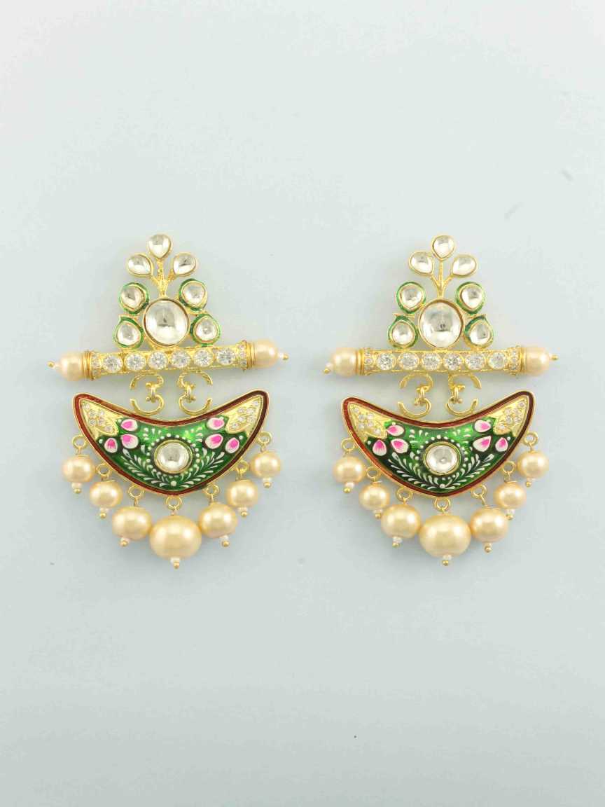 EARRING in MEENAKARI Style | Design - 16345