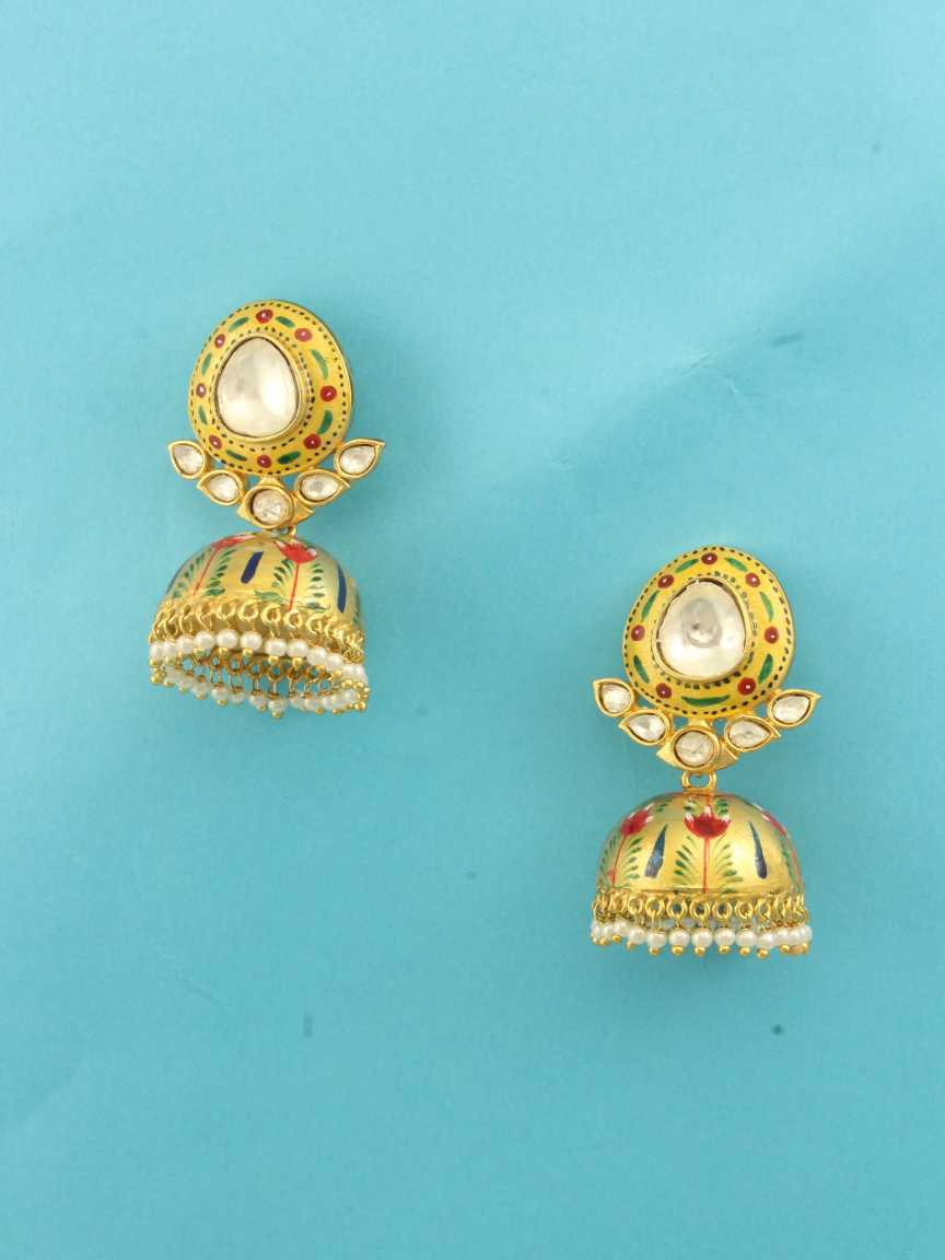 EARRING in MEENAKARI Style | Design - 16440