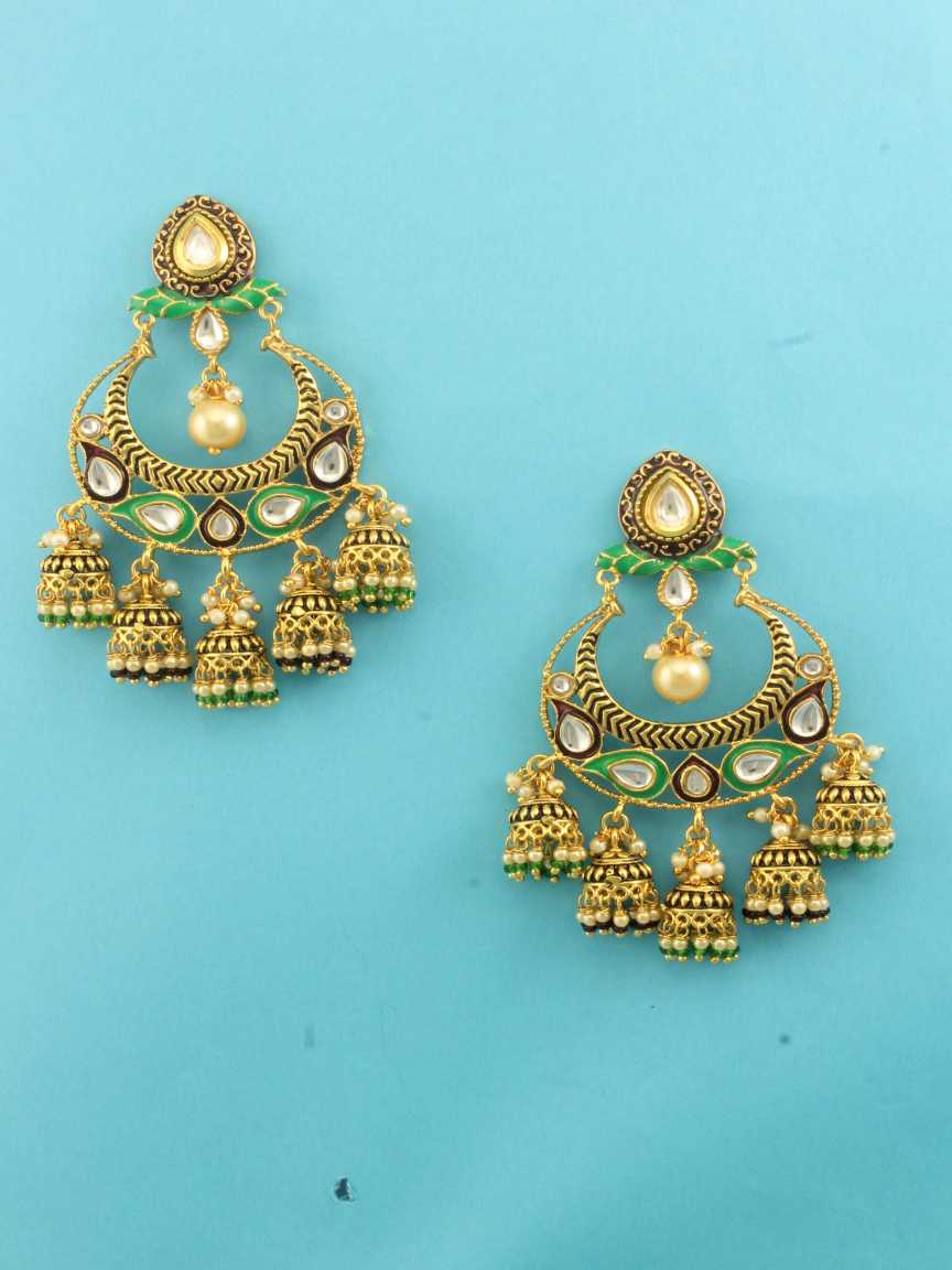 EARRING in MEENAKARI Style | Design - 16450