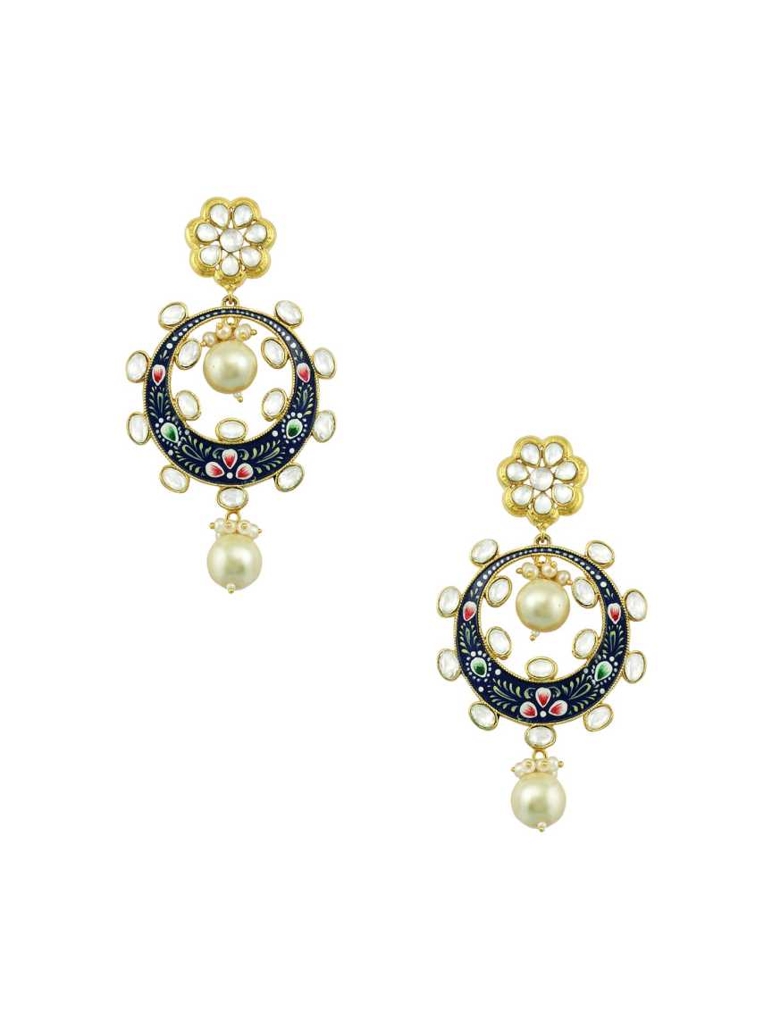 EARRING in MEENAKARI Style | Design - 16618