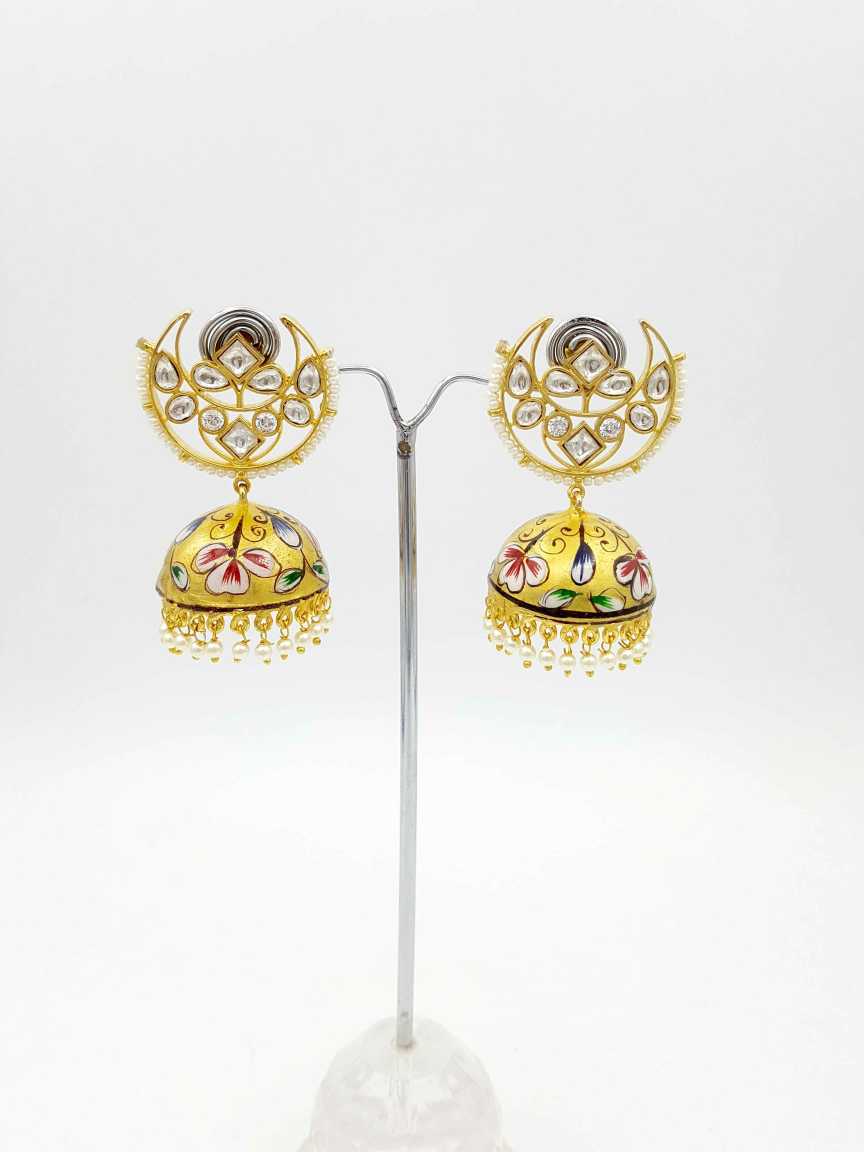 EARRING in MEENAKARI Style | Design - 16782