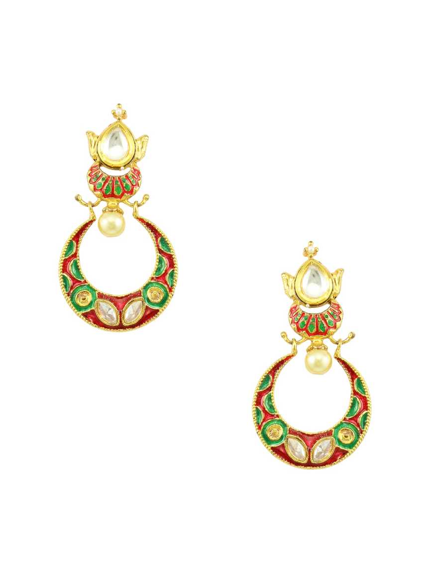 EARRING in MEENAKARI Style | Design - 17112