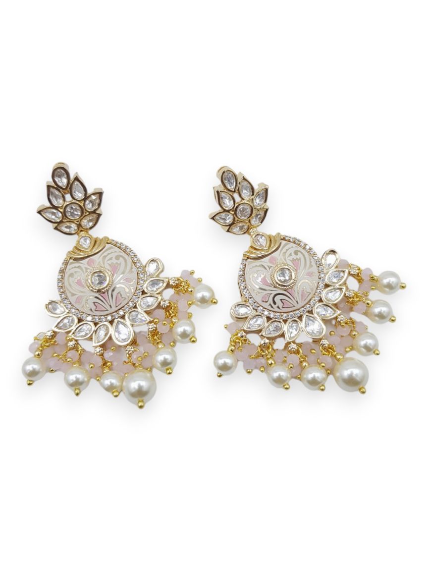 EARRING IN MEENAKARI STYLE | DESIGN - 23329