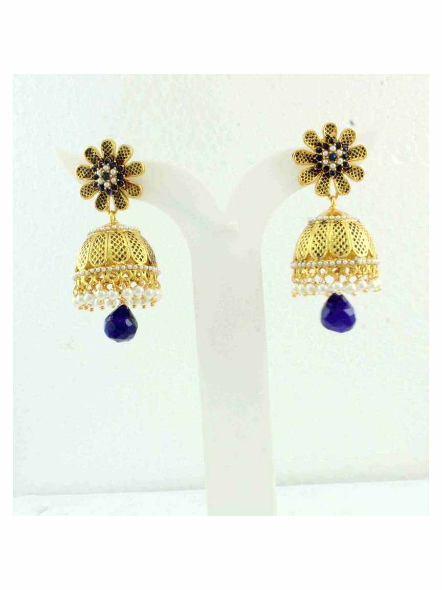 rajwadi-earring-ERRJ10085BLHG