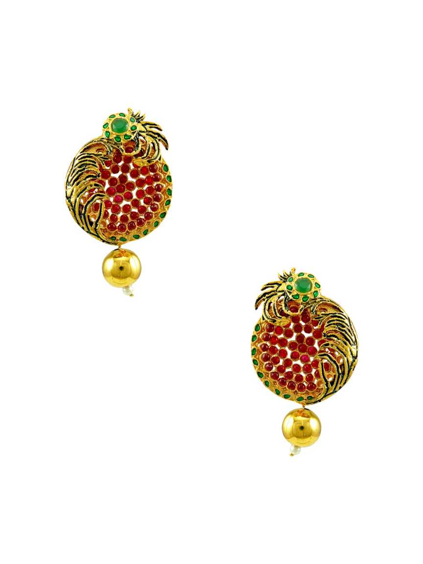 rajwadi-earring-ERRJ10126EMRBHG