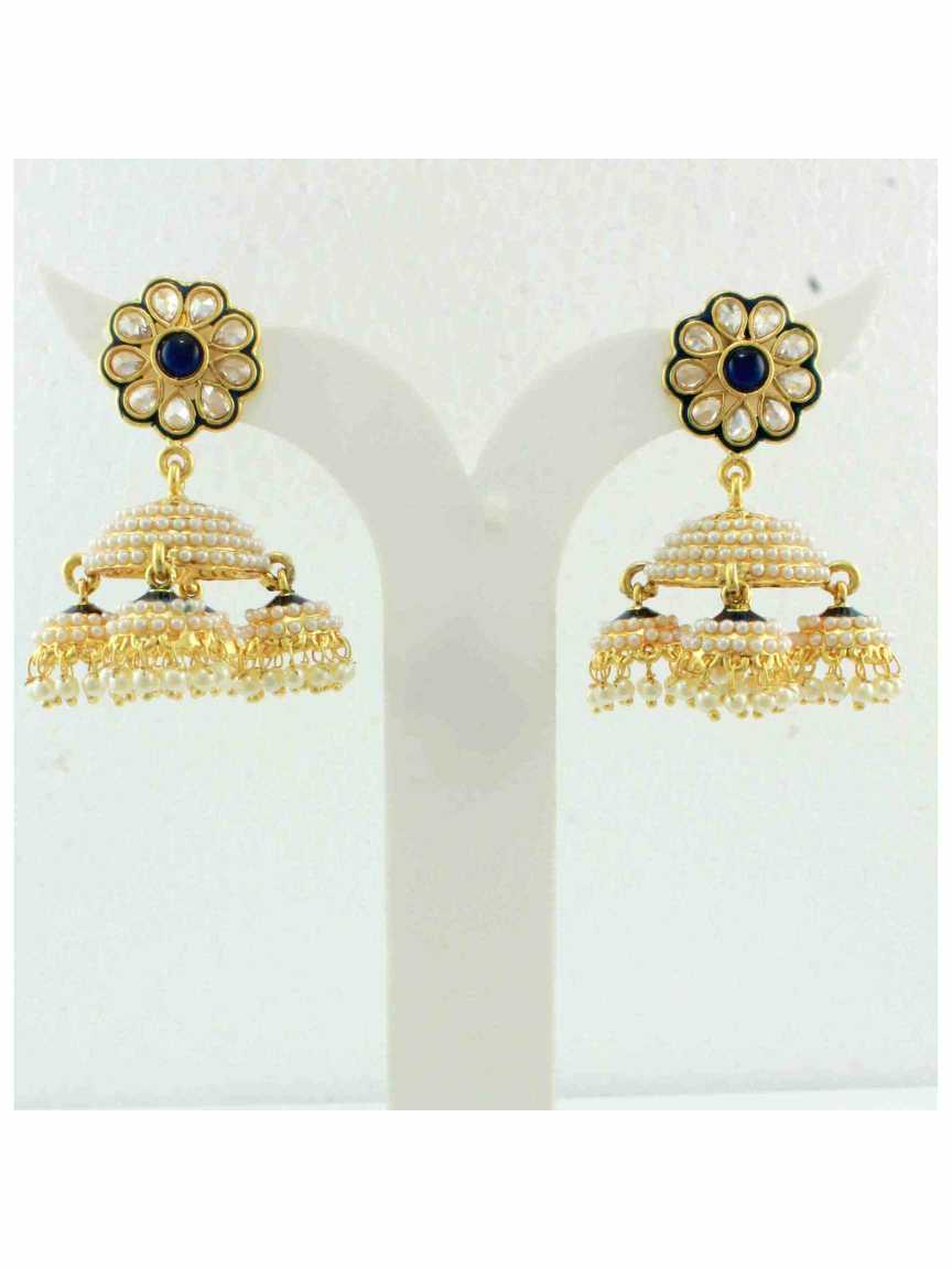rajwadi-earring-ERRJ10301BLHG